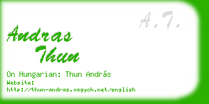 andras thun business card
